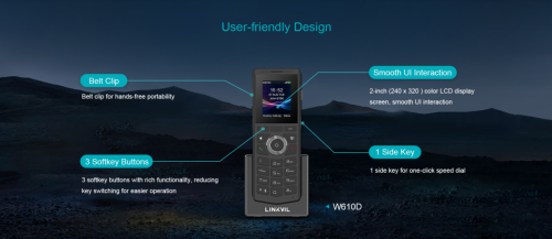 Fanvil W610D Portable DECT Phone